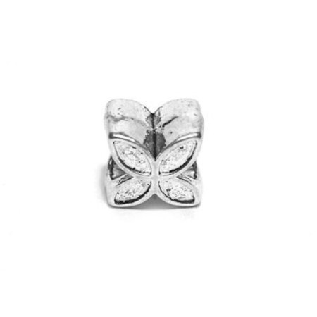 Karoliukas metalinis Dobilas 1022; 4.5/8x10mm Karoliukas metalinis Dobilas 1022; 4.5/8x10mm