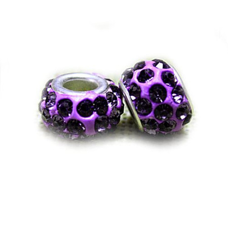 Karoliukas Colour Kristal V su violetiniais kristalais; 5/13mm Karoliukas Colour Kristal V su violetiniais kristalais; 5/13mm