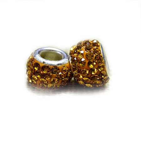 Karoliukas Colour Kristal Y su geltonais kristalais; 5/13mm Karoliukas Colour Kristal Y su geltonais kristalais; 5/13mm