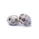 Karoliukas White Kristal W su bespalviais kristalais; 5.5/12mm