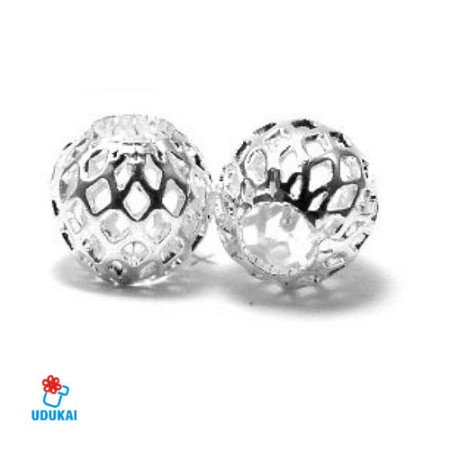 Karoliukas metalinis sidabruotas Tunelis 26698; 4.5/9x10mm Karoliukas metalinis sidabruotas Tunelis 26698; 4.5/9x10mm