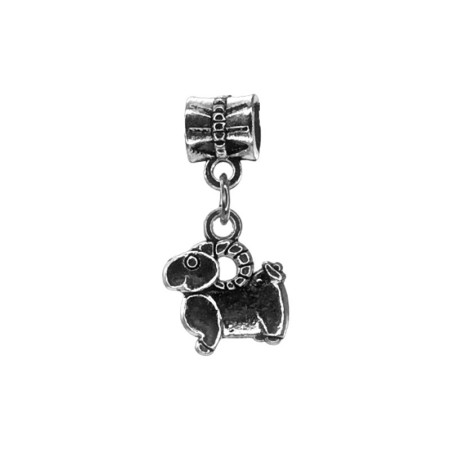 Karoliukas su pakabuku Ožiukas 2049; 4.5/6x7mm Karoliukas su pakabuku Ožiukas 2049; 4.5/6x7mm