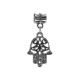 Karoliukas su pakabuku Fatima 2072; 4.5/20x12mm