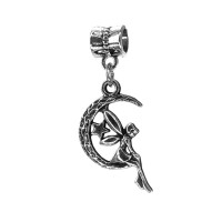 Karoliukas su pakabuku Mėnulio fėja 2087; 26x16/3mm