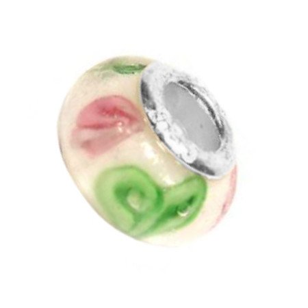 Karoliukas stiklinis Murano Color 2074; 5/14mm
