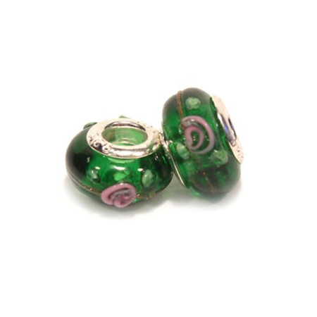 Karoliukas stiklinis Murano Color 2075; 5/14mm Karoliukas stiklinis Murano Color 2075; 5/14mm