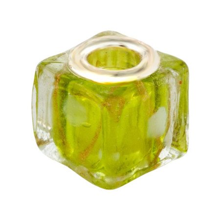 Karoliukas stiklinis Murano Cube 2087; 5/12mm Karoliukas stiklinis Murano Cube 2087; 5/12mm