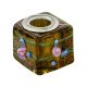 Karoliukas stiklinis Murano Cube 2092; 5/14mm