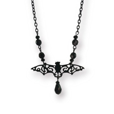 Kaklo papuošalas Bat Black; 52x36mm Kaklo papuošalas Bat Black; 52x36mm