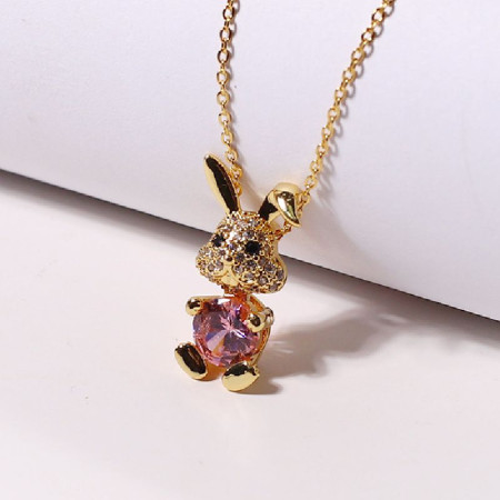Kaklo papuošalas Zuikutis; 18x12mm Kaklo papuošalas Zuikutis; 18x12mm