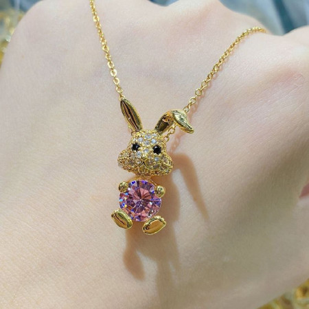 Kaklo papuošalas Zuikutis; 18x12mm Kaklo papuošalas Zuikutis; 18x12mm