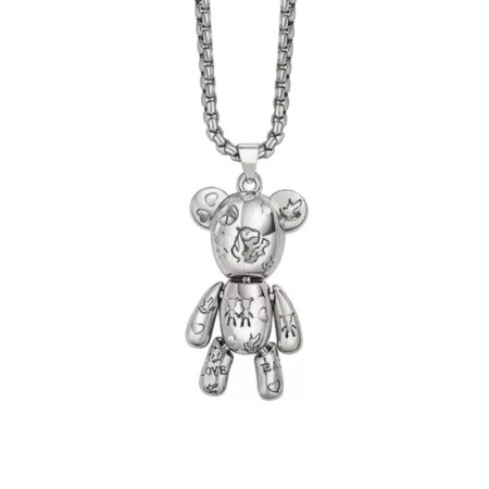 Kaklo papuošalas Meškiukas Metal 20; 3.2x1.7cm Kaklo papuošalas Meškiukas Metal 20; 3.2x1.7cm