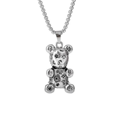 Kaklo papuošalas Meškiukas Metal 17; 3.3x2.1cm
