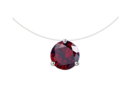 Kaklo papuošalas Crystal Red 303; 8mm