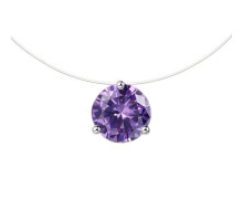 Kaklo papuošalas Crystal Purple 307; 8mm