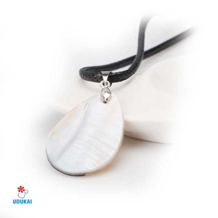 Kaklo papuošalas Vandens Lašas; 45x23mm Kaklo papuošalas Vandens Lašas; 45x23mm