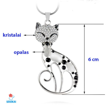 Kaklo papuošalas Katė Kitty B; 6x3.5cm Kaklo papuošalas Katė Kitty B; 6x3.5cm