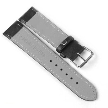 Laikrodžio dirželis Classic Black; 20mm, 22mm Laikrodžio dirželis Classic Black; 20mm, 22mm
