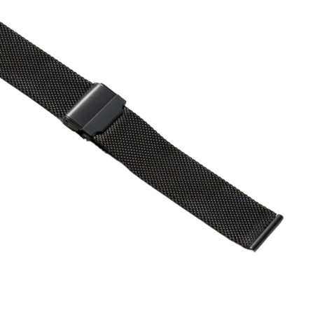 Laikrodžio dirželis Steel Black juodos spalvos; 18mm, 20mm, 22mm Laikrodžio dirželis Steel Black juodos spalvos; 18mm, 20mm, 22mm