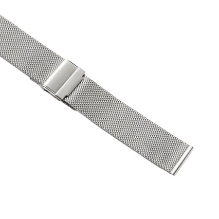 Laikrodžio dirželis Steel Silver sidabro spalvos; 18mm, 20mm, 22mm Laikrodžio dirželis Steel Silver sidabro spalvos; 18mm, 20mm, 22mm