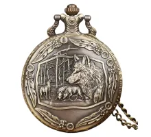 Laikrodis kišeninis Vilkai; kvarcinis