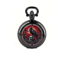 Laikrodis kišeninis Crow&Skull; kvarcinis