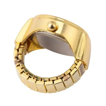 Laikrodis žiedas Bozhi Gold, kvarcinis; universalaus dydžio