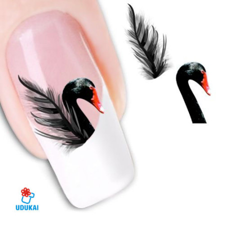 Lipdukai nagams Juodoji Gulbė 1553; vandeniniai Lipdukai nagams Juodoji Gulbė 1553; vandeniniai