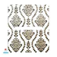 Lipdukai nagams Auksinis 3D ornamentas 326