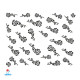 Lipdukai nagams 3D Ornamentas L01