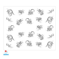 Lipdukai nagams Sidabrinis ornamentas 151