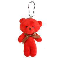 Meškiukas pakabukas Teddy Mini Red; 10x6cm