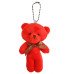 Meškiukas pakabukas Teddy Mini Red; 10x6cm