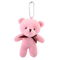 Meškiukas pakabukas Teddy Mini Pink; 10x6cm