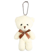 Meškiukas pakabukas Teddy Mini White; 10x6cm