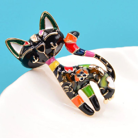 Segė Katinas Black Gold; 2.5x4cm Segė Katinas Black Gold; 2.5x4cm