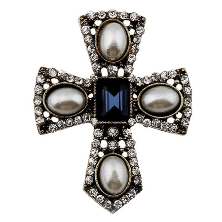 Segė Kryžius Burgundija; 4.2x3.2cm Segė Kryžius Burgundija; 4.2x3.2cm