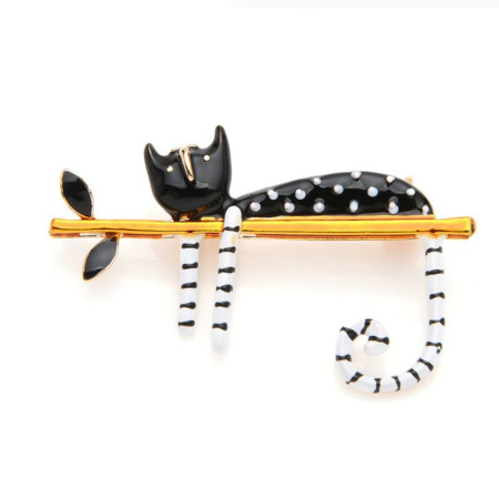 Segė Katinas juodas; 3.3x5cm Segė Katinas juodas; 3.3x5cm