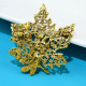 Segė Klevo lapas Gold; 5.7x5.8cm