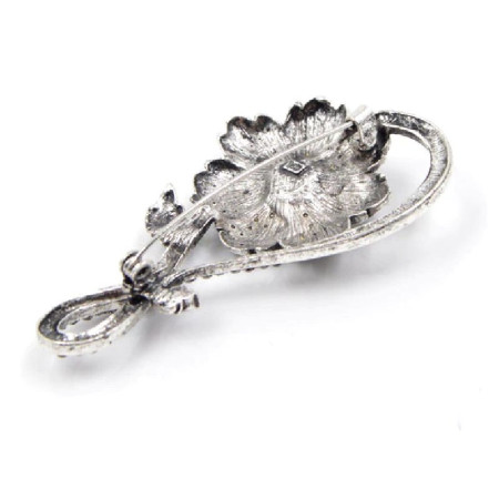 Segė Juoda orchidėja; 7x4cm Segė Juoda orchidėja; 7x4cm