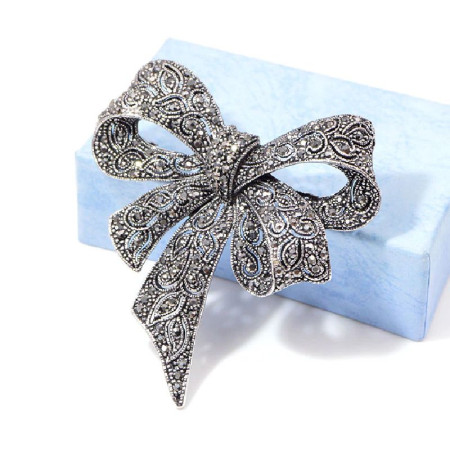 Segė Kaspinas Silver Black; 6.5x7cm Segė Kaspinas Silver Black; 6.5x7cm