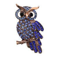 Segė Pelėda Blue; 4.5x2.5mm