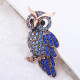 Segė Pelėda Blue; 4.5x2.5mm