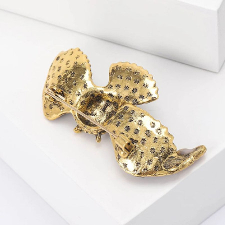 Segė Apuokas Auksinis; 6x2.5cm Segė Apuokas Auksinis; 6x2.5cm