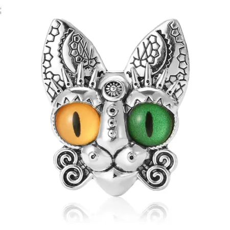 Segė Beerus Cat Silver; 4x3.4cm