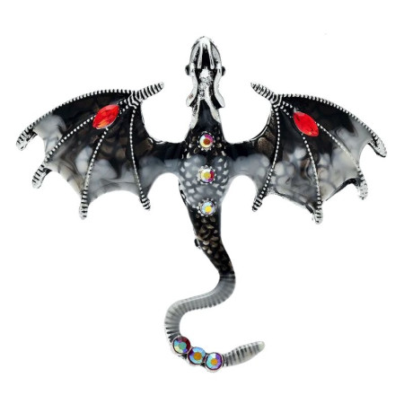Segė Slibinas Dragon Black; 6.2x7cm Segė Slibinas Dragon Black; 6.2x7cm
