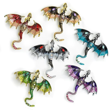 Segė Slibinas Dragon Black; 6.2x7cm Segė Slibinas Dragon Black; 6.2x7cm