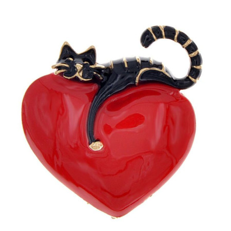 Segė Love Cat Black; 4.3x4.7cm Segė Love Cat Black; 4.3x4.7cm