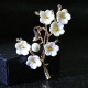 Segė Žiedų šakelė White; 5.3x3cm