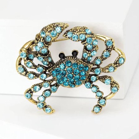 Segė Mėlynasis Krabas; 4x3.2cm Segė Mėlynasis Krabas; 4x3.2cm